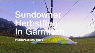 Gleitschirm Sundowner Garmisch Nova Ion 7 light [upl. by Mukund]