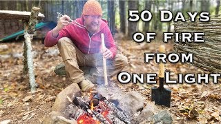 How to Keep a Fire Going For 50 days The way I did in Patagonia on Alone 87 days episode 10 [upl. by Eiramanitsirhc]