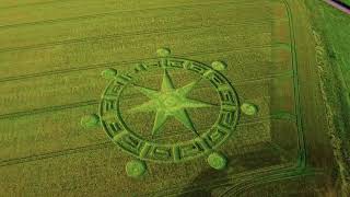 Sixpenny Handley CROP CIRCLE 362018 4K [upl. by Ulrika]