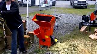 3quot 8hp Bearcat Chipper Shredder workin [upl. by Alie]