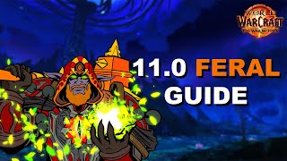 Feral Druid PvE Guide 110 Talents Rotation amp More World of Warcraft The War Within [upl. by Eivlys791]