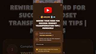 REWIRE YOUR MIND FOR SUCCESS MINDSET REWIRE TRANSFORMATION TIPS memefi video code memefi video cod [upl. by Ahsea]