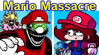 Friday Night Funkin VS Marios Monday Night Massacre FULL WEEK FNF Mod MARIO 85MX MarioEXE [upl. by Iknarf988]