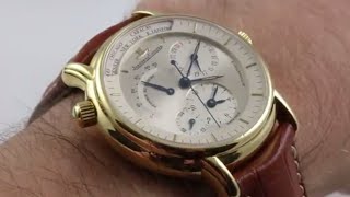 JaegerLeCoultre Master Control Geographic 169192 Luxury Watch Review [upl. by Zinck]