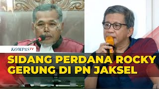 Full Sidang Perdana Gugatan Terhadap Rocky Gerung Terkait Kasus Dugaan ‘Hina’ Presiden Jokowi [upl. by Ahtabbat]