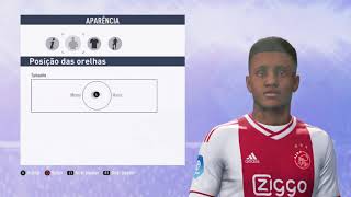 Face David Neres FIFA 19  Tutorial [upl. by Raddie]