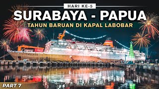 TRIP PAPUA  Ep8  Suasana Tahun Baru 2024 Di Atas Kapal KM Labobar 7 [upl. by Assetak]