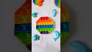 🌈 Kinetic sand relaxing popit version 💜 shorts short top fyp edit fypシ゚viral art asmr diy [upl. by Mieka]