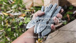 Couteau à huîtres 3D Superslim Forge de Caractère [upl. by Sigismundo885]