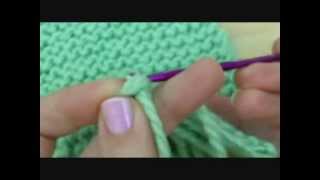 How to Knit  How to make Fringes for a Scarf knitting tutorial [upl. by Fey]