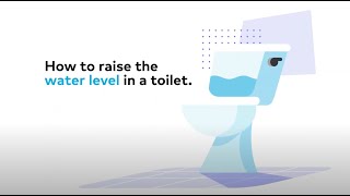 How to Raise the Water Level in a Toilet [upl. by Anet]