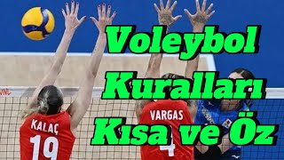 Voleybol Kuralları Kısa ve Öz [upl. by May]