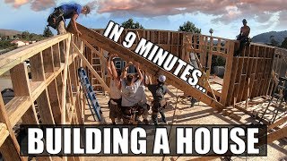 Building A House In 9 Minutes A Construction TimeLapse [upl. by Camala405]