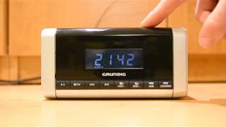 GRUNDIG CCD 5690 Electronic Clock Radio with CD [upl. by Helfand]