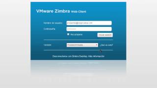 Tutorial  Zimbra  Hacer login [upl. by Baptist]