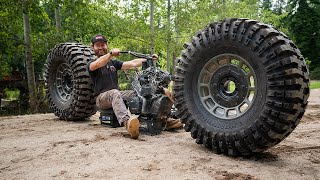 Off Road Chopper Build on 46 Mudders KTM 1190 [upl. by Tyre]