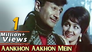 Aankhon Aakhon Mein  Dev Anand Asha Parekh Mahal Song Duet [upl. by Yeltihw633]