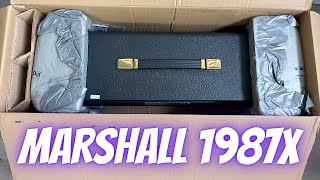 Marshall 1987x Plexi 50 Watt Unboxing  2024 Version [upl. by Bethanne307]