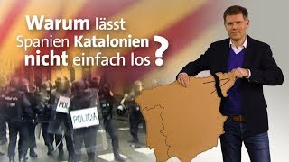 kurzerklärt Warum Spanien an Katalonien festhält [upl. by Neelyak]