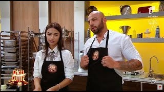 Giani Kiriță sa dezlănțuit total alături de fiica sa la „Chefi la cuțite” [upl. by Annawoj]