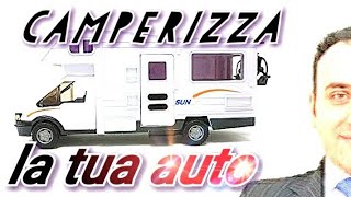 Dacia Lodgy camping  camperizza la tua auto [upl. by Annunciata702]