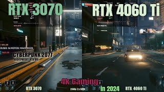 RTX 3070 vs 4060 Ti Which One is Better for 4K Gaming [upl. by Burrow]