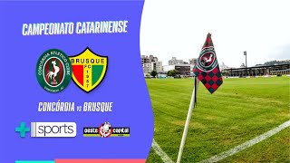 AO VIVO CAMPEONATO CATARINENSE CONCÓRDIA X BRUSQUE [upl. by Eliak]