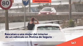 Rescatan a una mujer del interior de su vehículo en Molina de Segura  La 7 [upl. by Mazurek]