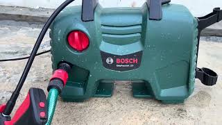 Bosch EasyAquatak 110 Water JetGun Test Drive [upl. by Ramo965]