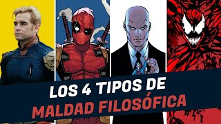 Personajes que Representan LOS 4 TIPOS DE MALDAD FILOSÓFICA Vers 2023 [upl. by Gorges]