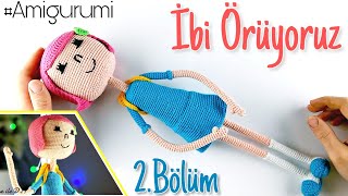 Örme Kız Bebek Yapımı  Peruk Saç Yapılışı Amigurumi Örgü Bebek İbi 26 [upl. by Cristen]