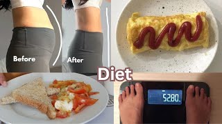 I Lost 23kgs Egg diet sort of My diet routine to lose 73kgs Diet vlog [upl. by Enuj]