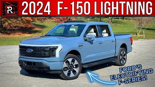 The 2024 Ford F150 Lightning Platinum Is A Useful amp Ultra Fancy Electric FSeries [upl. by Ilrebmik790]