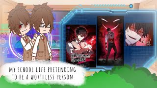 PAST My school life pretending to be a worthless person react to Park Jinsong REUPLOAD LeLuce [upl. by Imelda]