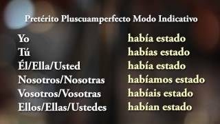 ESTAR  Pretérito Pluscuamperfecto de Indicativo  Conjugación de Verbos en español [upl. by Eissahc102]