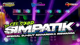 DJ SIMPATIK SPECIAL CEKSOUND MAHARDIKA RISWANDA FT DJ RISKI IRVAN NANDA 69 PROJECT ‼️ [upl. by Wilhelmina]