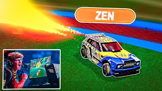 BEST OF ZEN IN RLCS  ROCKET LEAGUE RLCS BEST PLAYS [upl. by Ahseel]