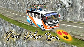 New Volvo Bus mod for BUSSID❤️ [upl. by Ffej]