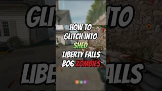 How to GLITCH inside shed on Liberty Falls in BO6 Zombies ‼️ bo6 shorts codzombies glitch ftw [upl. by Ahsemaj515]