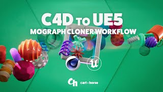 C4D to Unreal  Mograph Cloner Workflow [upl. by Svetlana738]