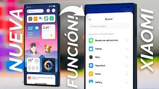 Si tienes un Xiaomi Debes Activar esta Nueva FUNCIÓN de HyperOS Búsqueda de Widgets [upl. by Julie592]