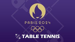 LIVE🔴 Table Tennis Paris 2024 Olympics  乒乓球 [upl. by Larrad]