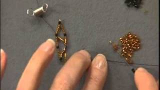 Netting using Seed Beads with Leslie Rogalski for John Bead [upl. by Aniloj]