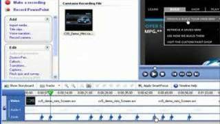 Cantasia Studio 5 Screen Recorder Software Part 2 [upl. by Kassey634]