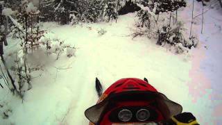 Liten snøscooter film fra Kodal Ski Doo MXZ 600 HO X Renegade [upl. by Edina823]