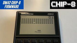 Swissmicros DM42 CHIP8 Firmware and Games [upl. by Livesay973]