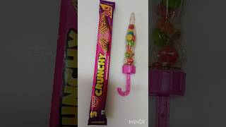 crunchy wafer with jems chocolate popsicle youtubeshorts shorts rashmikiduniyaandvlog [upl. by Humph]