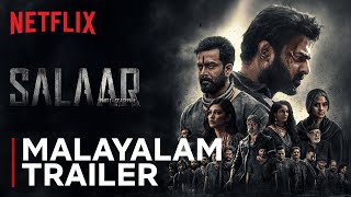 Salaar  Malayalam Trailer  Prabhas  Prithviraj  Shruthi Haasan  20th Jan  Netflix India [upl. by Meensat]