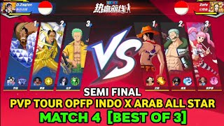 ALL INDO WIN  PVP TOUR OPFP INDONESIA X ARAB ALL STAR MATCH 4 BO3  One Piece Fighting Path [upl. by Rolfe]