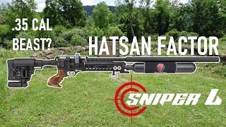 Hatsan Factor Sniper Long 35 Cal Unboxing and Chronograph Review [upl. by Adne]